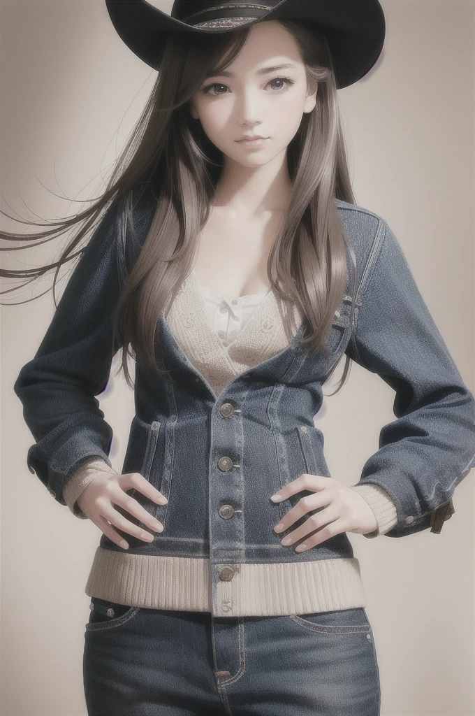 (best quality, masterpiece:1.1), (realistic:1.4), 1girl, cowboy shot,
