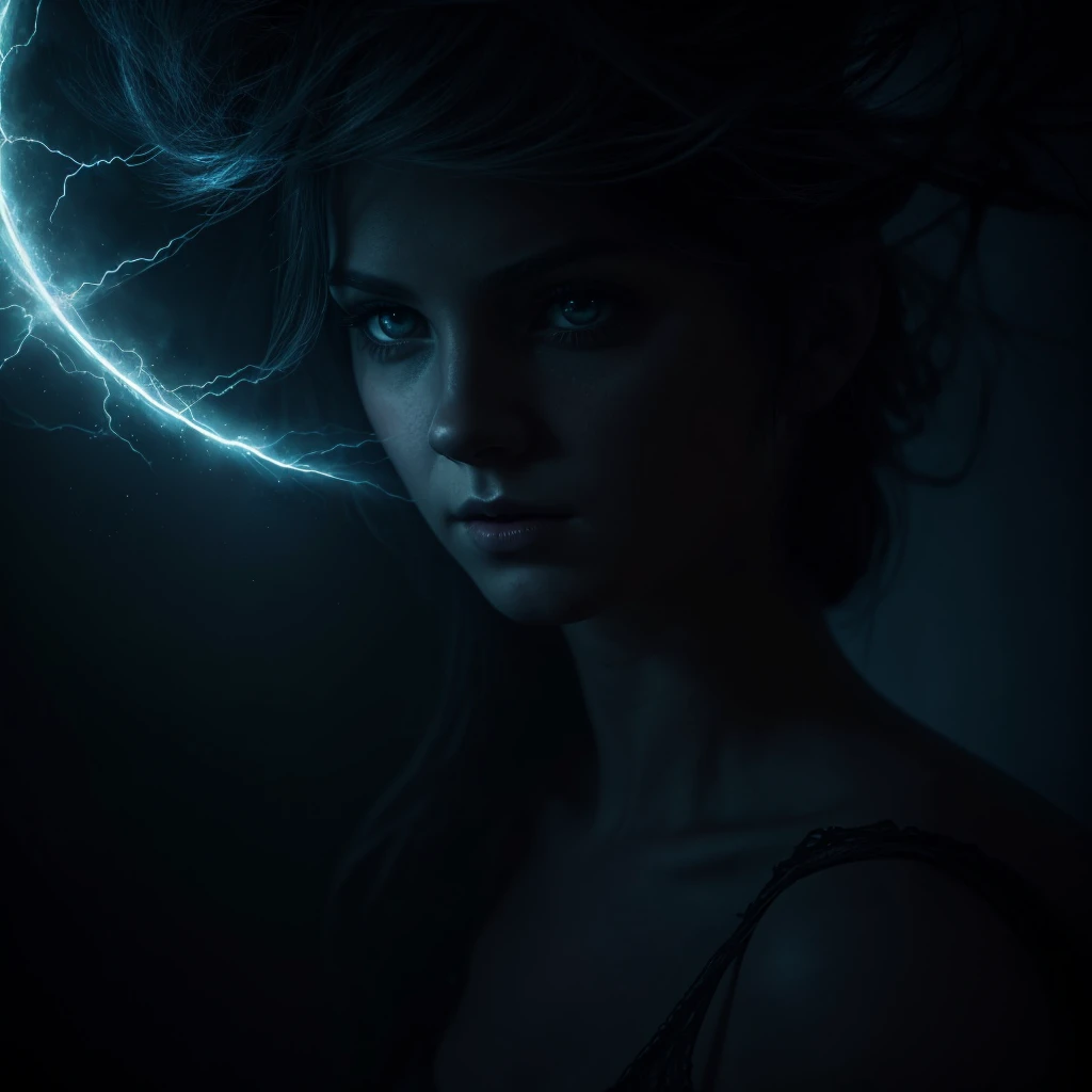 intricate detailed fantasy portrait of a cryptic girl casting a spell, girl with intense eyes and mystic expression, wastelands landscape, energy sparks up from the ground and connects to the girl, girl channeling energy blast, dark moody atmosphere, dynamic dramatic lighting, digital art, cinematic, (best quality,8k,masterpiece:1.2),ultra-detailed,(realistic,photorealistic,photo-realistic:1.37),volumetric lighting,chiaroscuro,moody colors,dark fantasy,surreal
