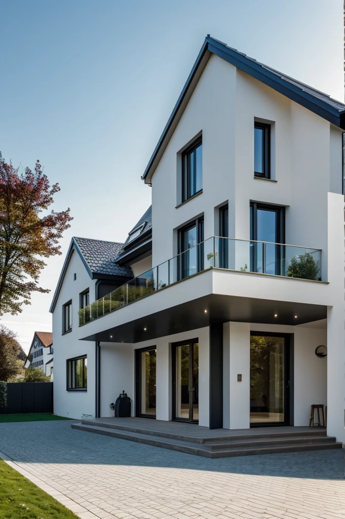 German Architecture house for a Libra man