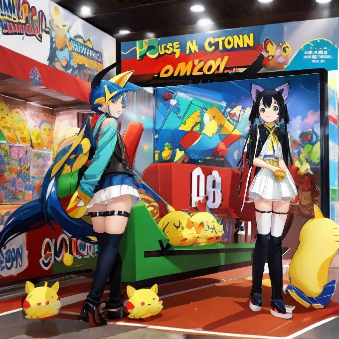 comic con中,personification(cat ears human cat tail)At comic con,There are many different types of Toy figures,Nendoroid 3D,anime statue,Toy figure,q cheeks,Funny company anime style,anime action figure,silicone man,Silicone statue,Styled for Nendoroid,figure、 anime figure、action figurine toys、silicone statue animal illustrations,mixed species,different kinds of animals,various species,diverse animals,digimon evolution,Ultimate Evolution,perfect body,ultimate body,horse,There is personification,digimon evolution,Ultimate Evolution,perfect body,ultimate body,UFO,There is a horse,There is personification,There are photos of Cat lady with many animals,animal illustrations,mixed species,different kinds of animals,various species,diverse animals,digimon evolution,Ultimate Evolution,perfect body,ultimate body,horse,There is personification,digimon evolution,Ultimate Evolution,perfect body,ultimate body,UFO,There is personification,Cat lady,cat ears women\(Lovely,Kawaii,)rest ,quality\(masterpiece,high resolution,top-quality,top-quality real texture skin,提high resolution,RAW photos,Best quality,Very detailed\)