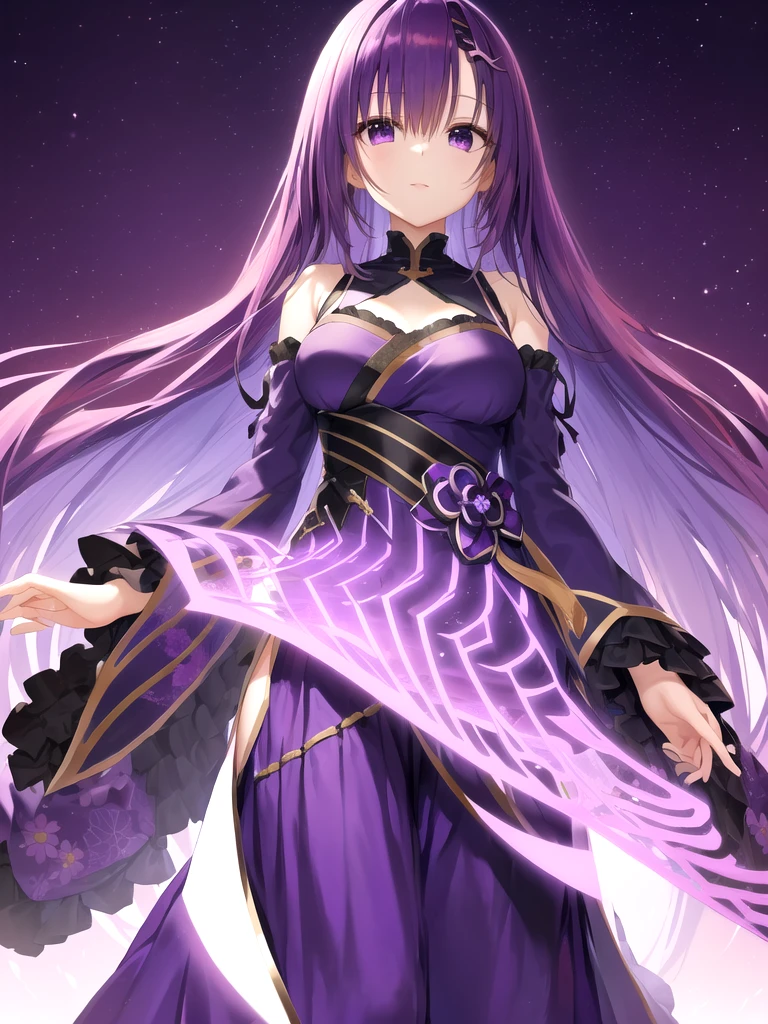 Hanasosuzu,standing,dark puple hair,dark purple eyes