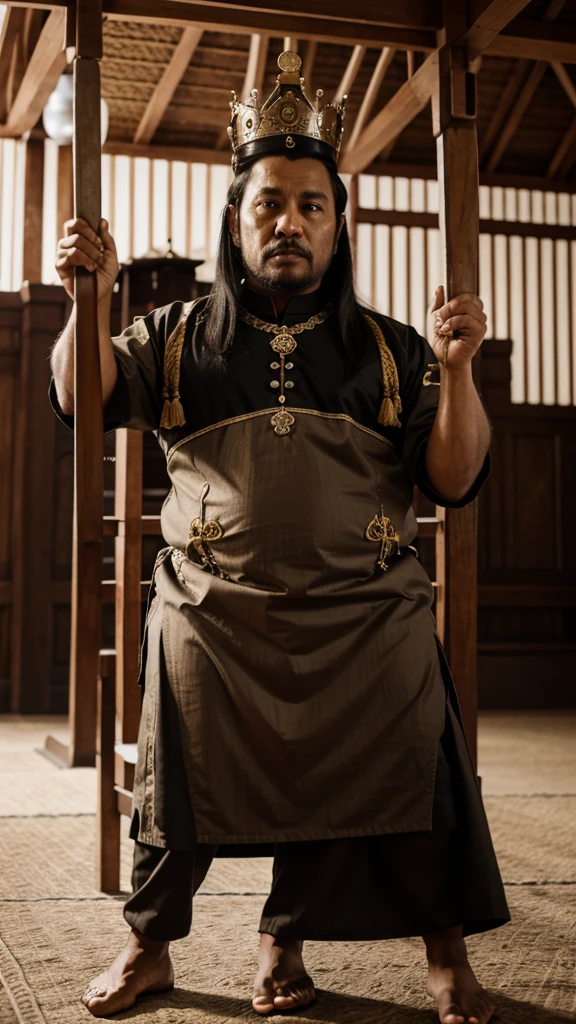 Gajah Mada, king, height, bigtambun, stocky, crown, ruler,