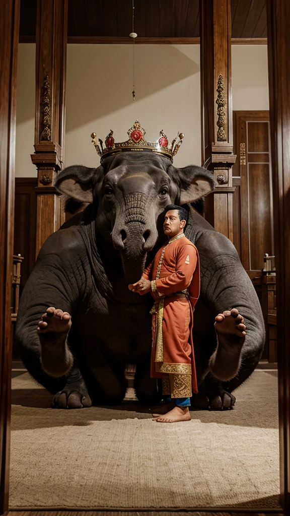 Gajah Mada, king, height, bigtambun, stocky, crown, ruler, 