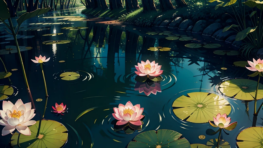 (Background with:ponds,cherry forest,Lotus flower)Lie down under d'water, She has long blonde hair,seen from the front,almost cloudy sky,(((Masterpiece artwork),(very detailed CG Unity 8k wallpaper),best qualityer,cinematic lighting,detailed back ground,beautiful detailed eyes,shiny pupils,blue colored eyes,Pele branca como a neve,Redlip(Very fine and beautiful),(Beautiful and detailed description of the eyes),ultra detali,Masterpiece artwork,))facing the camera,A high resolution,ultra detali),Revealing breasts,just genitalia, protuberance,legs are open,Raised sexy,camel fingers,Desire for dissatisfaction,facade,(dressing :ear nipple ring, jewelry, Jeans dress, just )