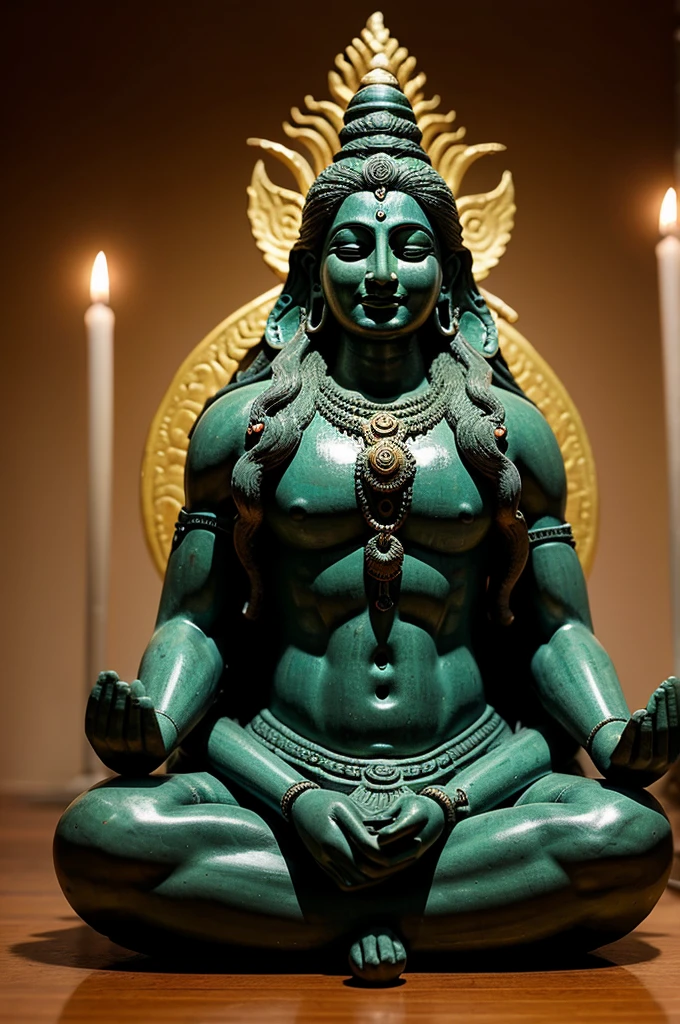 Make a image of lord shiva in meditation form