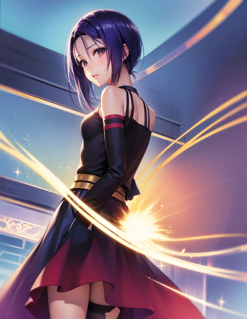 Sairenji Haruna,Haruna Sairenji,standing,uniform,shirt,skirt