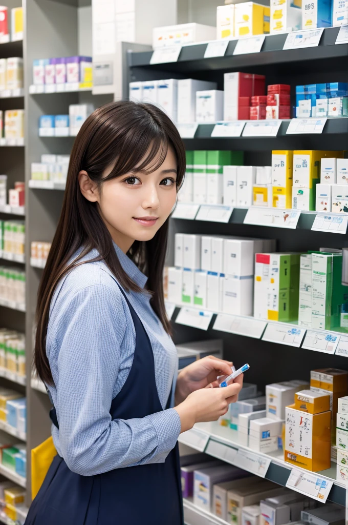 Beautiful Japanese pharmacist