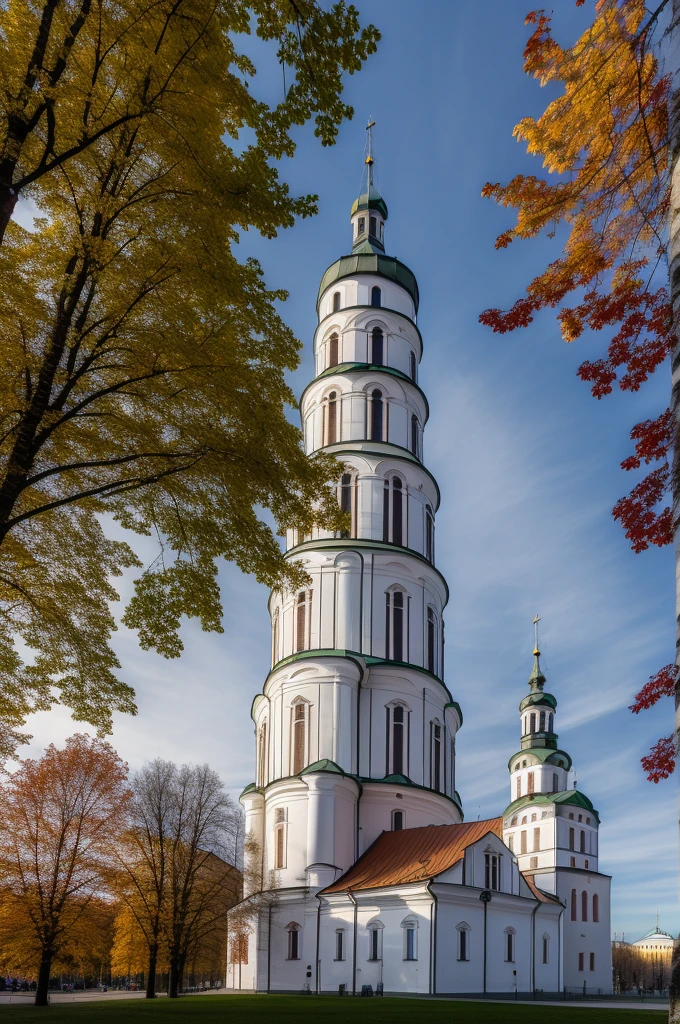 Lituania, ((In Vilnius City)), (((the Vilnius cathedrale tower)))