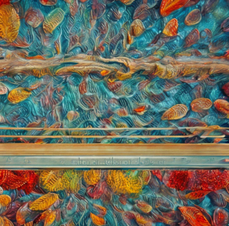 an intricate circulatory system made of organic tissue, originating from a red heart , dominant yellow and orange color tonality, growing on a fractal background, brilliant colours, masterpiece, highly detailed, 4k resolution, 3d modelling, digital art