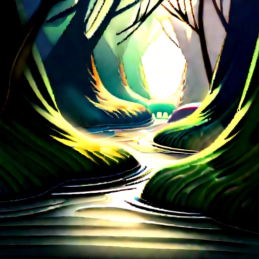 Generate realistic images of forest scenes, Ultra HD, Tall and complete, Dense trees々, さまざまな緑豊かなleaf, dappled sunlight filtering through the leaf, A calm stream flowing through the undergrowth. The scene must convey tranquility and natural beauty, We paid particular attention to even the texture of the bark., leaf, and water. Images are in high resolution、It must capture the essence of its natural state。, Untouched forest