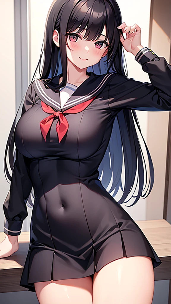 sex、NSFW, (school uniform), (mushoku tensei, Akatsuki-chan, dynamite body, saggy big breasts:1.2, 19 years old), (straight hair, very beautiful black hair, beautiful bangs),  (masterpiece:1.2, top quality:1.2, 8K, 2D:1.3, wallpaper:1.2, Ultimate Illustrator:1.2, High resolution), (More eyelashes), (Sharply drawn eyes, tears), Very close,  (Beautiful details double), smooth nose, (best proportions:1.2, Curvaceous:1),beastman、It&#39;s inside、Ahegao、penis、