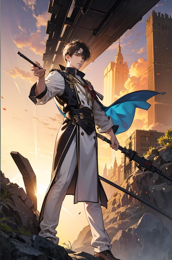 Make his full size image from front view
