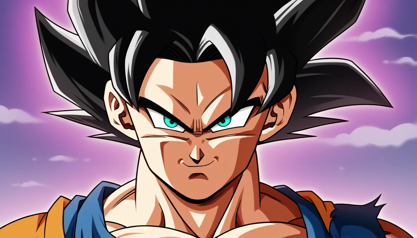 a detailed portrait of goku in his ultra instinct form, extremely detailed face, beautiful detailed eyes, beautiful detailed lips, extremely detailed muscles and body, ultra realistic, cinematic lighting, dramatic pose, glowing aura, seamless 3d render, dynamic composition, vibrant colors, hyperrealistic, award winning digital art