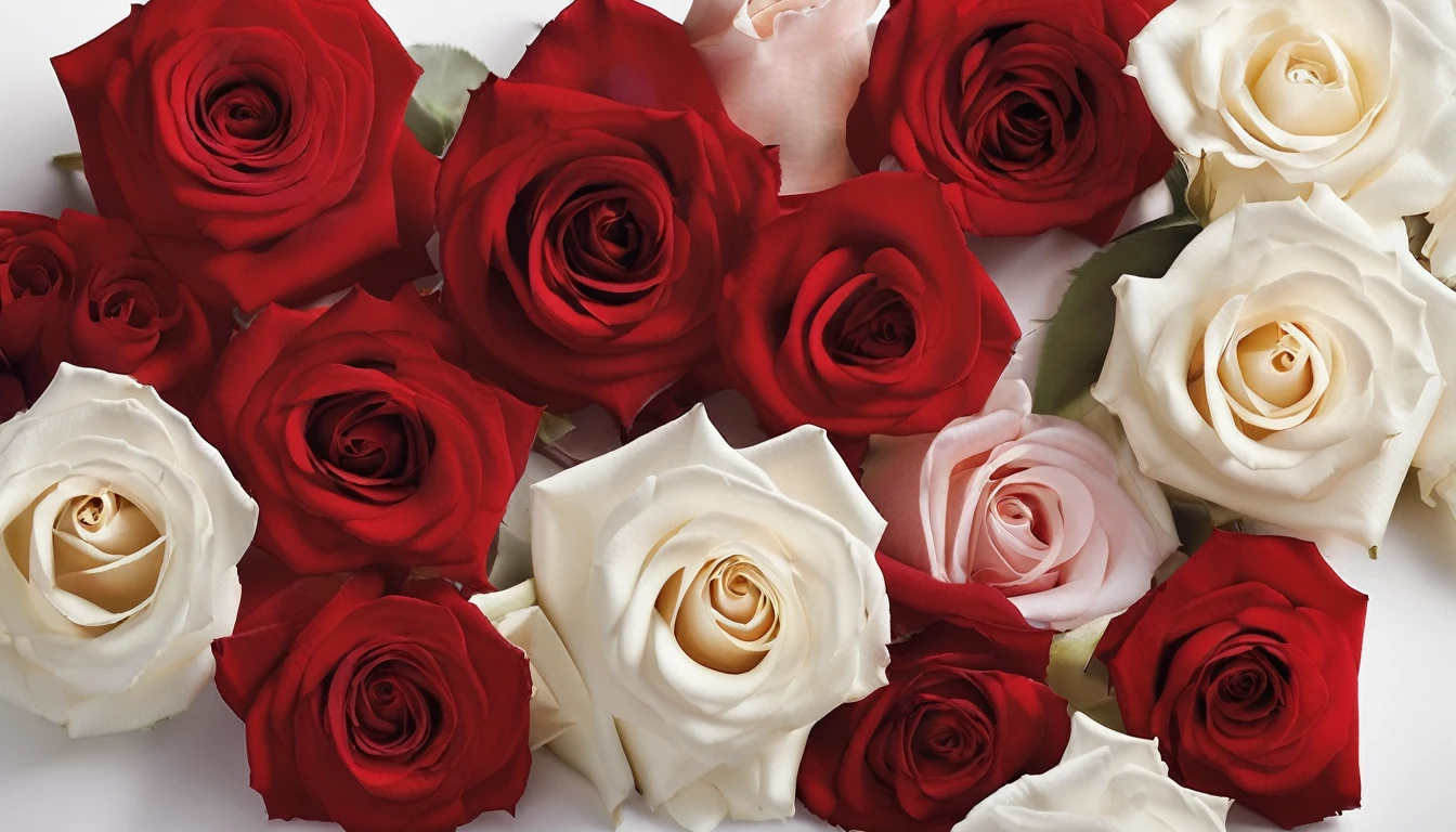 1000s of Elegant beautiful red rose in bloom various hues of red