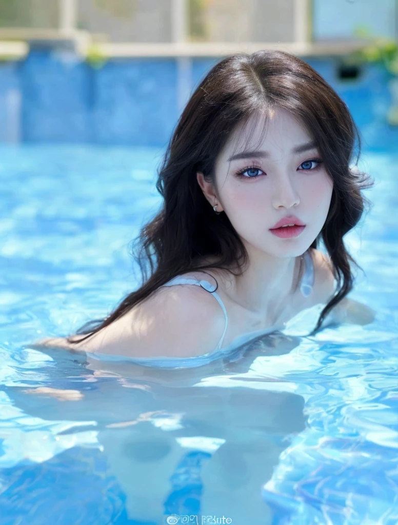 a beautiful kpop idol woman, detailed and realistic face, high quality makeup, glass skin, full lips, long eyelashes, elegant expression, beautiful detailed eyes, detailed hair, colorful eye shadow, flawless skin, natural lighting, highly detailed, (best quality,4k,8k,highres,masterpiece:1.2),ultra-detailed,(realistic,photorealistic,photo-realistic:1.37),beautiful portrait,vivid colors