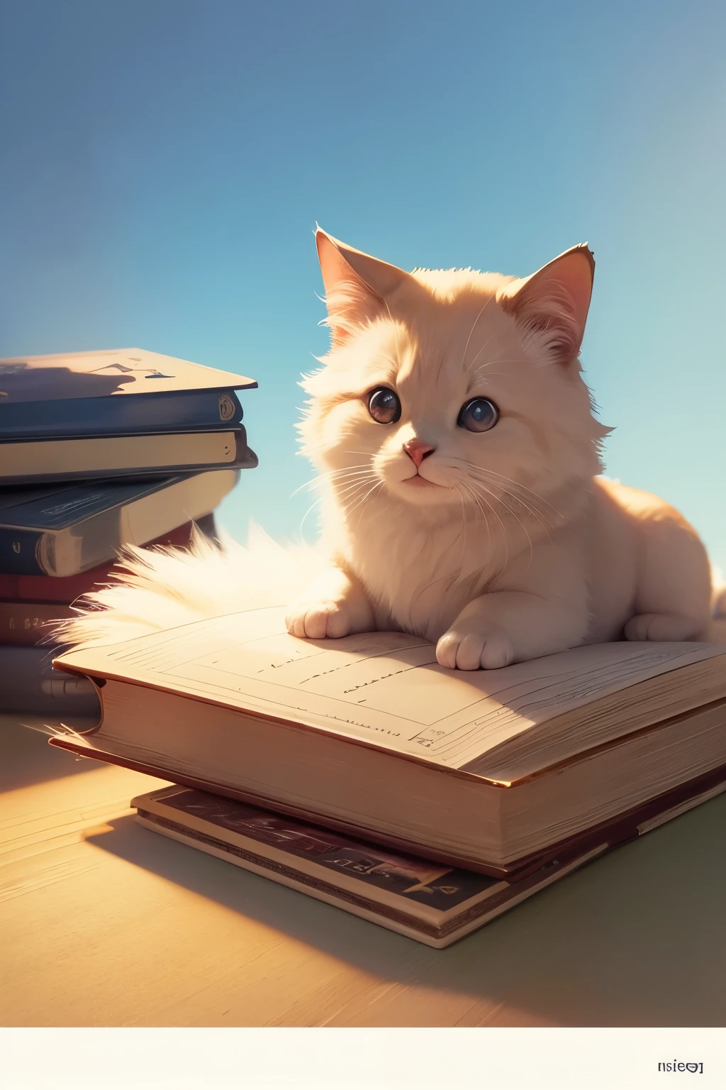 illustration, childrens book, There is a fluffy background image.