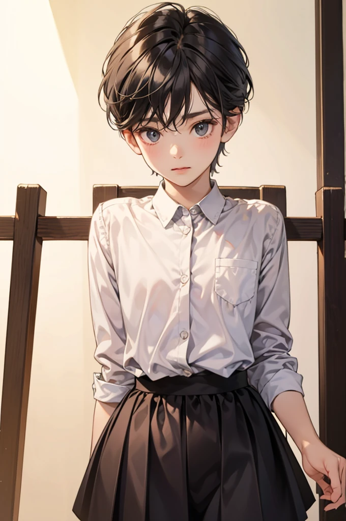 Make him young and little skinny cute