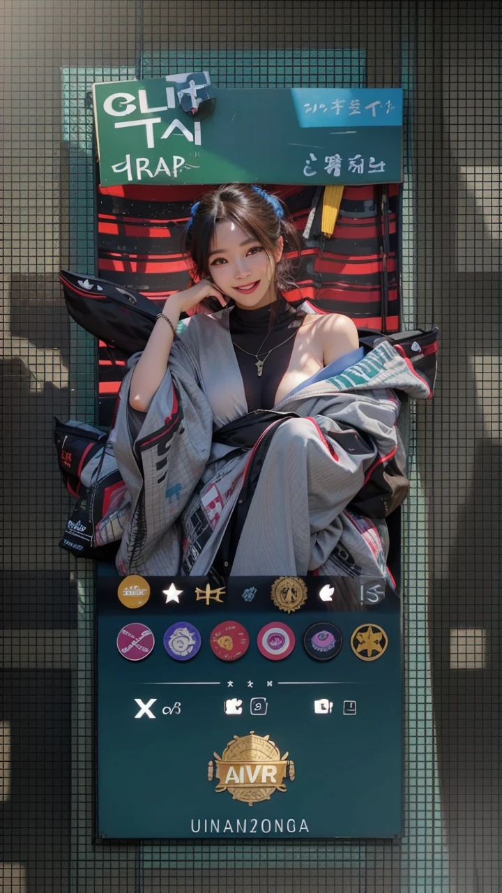 best quality, masterpiece, ultra high res, photorealistic, 1girl, offshoulder, smile