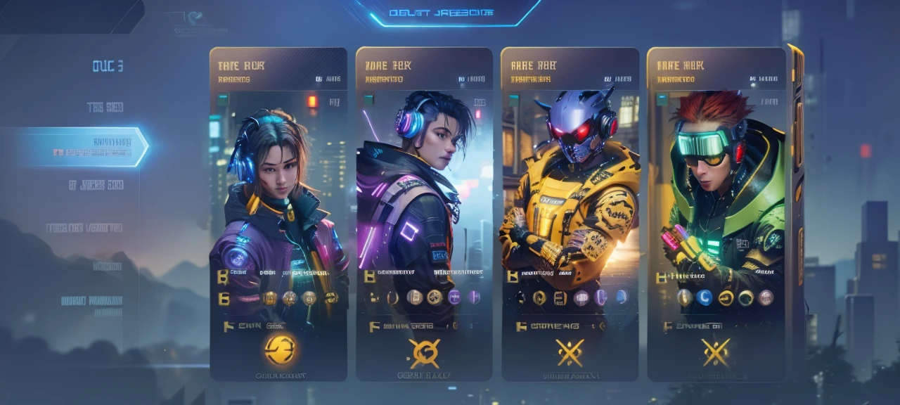 cyber punk perssonage