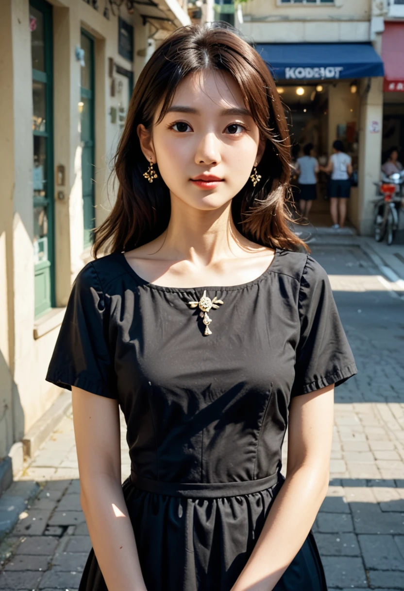 Working women Dress modestly. Beaming Represents happiness and confidence. She is taking notes, ideas, or reading documents. Orchid atmosphere,Great details in everything,Korea,K-pop,
Portrait,(shadow:1.4),