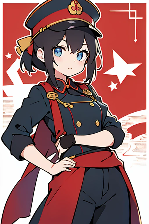 Girl, Chinese, Communist, Soldier