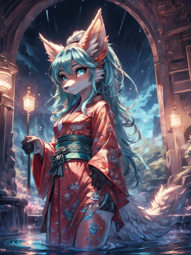 Hatsune miku alta definicion buena anatomia add_detail:1, orejas de kitsune, tatuaje tribal add_detail:1, cute girl add_detail:1, add_detail:1,traditional japasse clothes add_detail:1 japanese shrine landscape add_detail:1, fullbody descalza add_detail, rostro altamente detallados, deep aqua iris add_detail:1 lighting eyes add_detail:3, garras de lobo, colmillos afilados add_detail:1, zorra salvaje add_detail:1, aura de luz resplandeciente add_detail:3, sakuras landscape add_detail:1, in magic spring water pool add_detail:1, raining day add_detail, touching water with her hands, sexy kimono add_detail:1, santuario de oracion add_detail:1