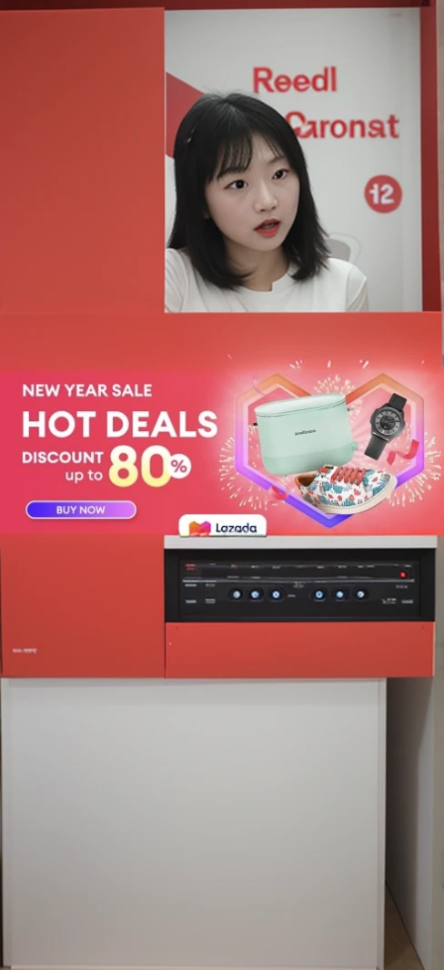 Festive、electronic product、red
