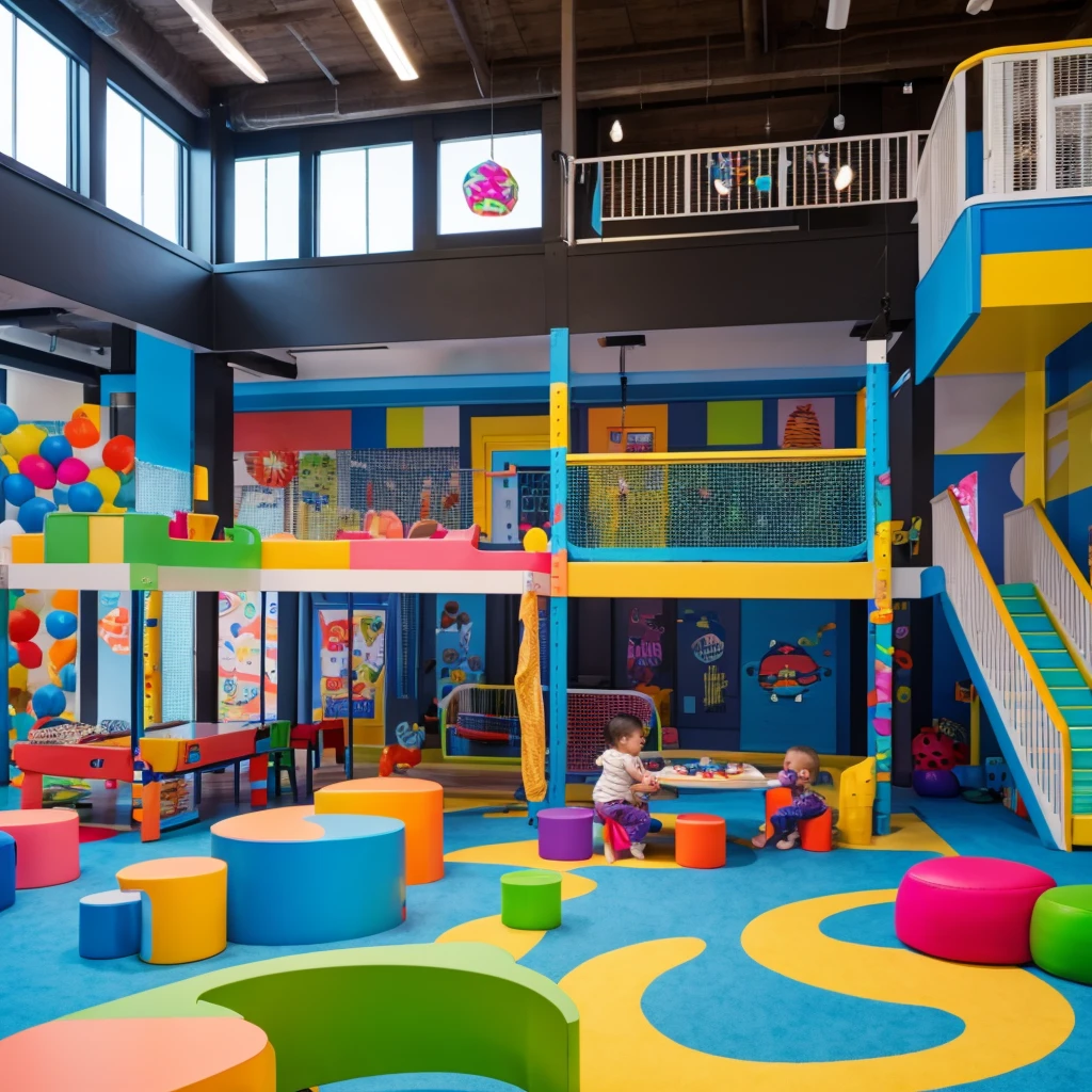 Indoor trendy play hall