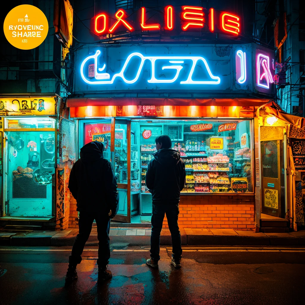 Cyberpunk Toy Store Poster