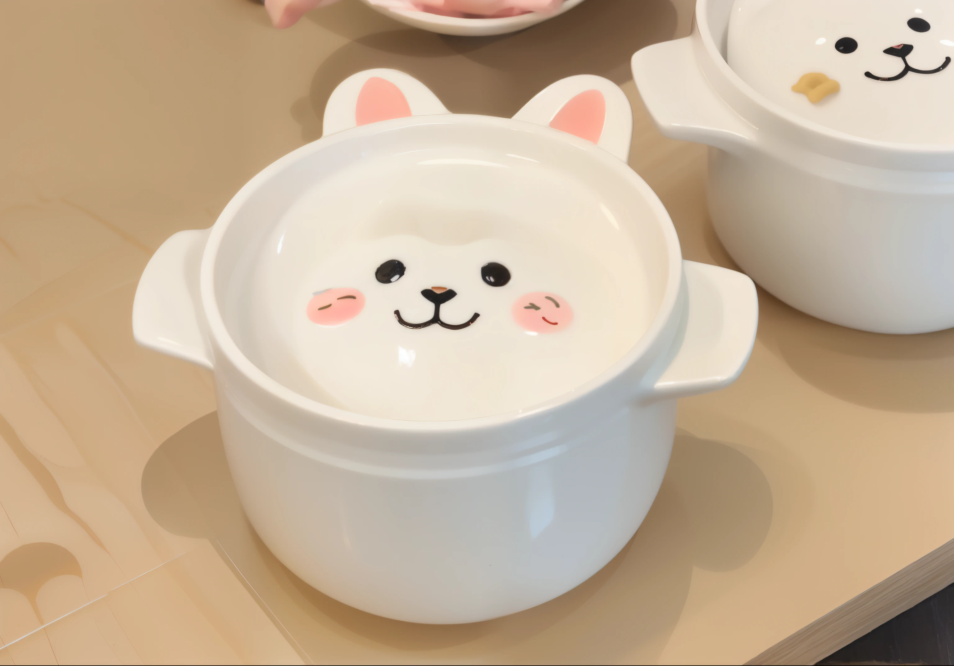 Rabbit modeling、container、Ceramic bowl