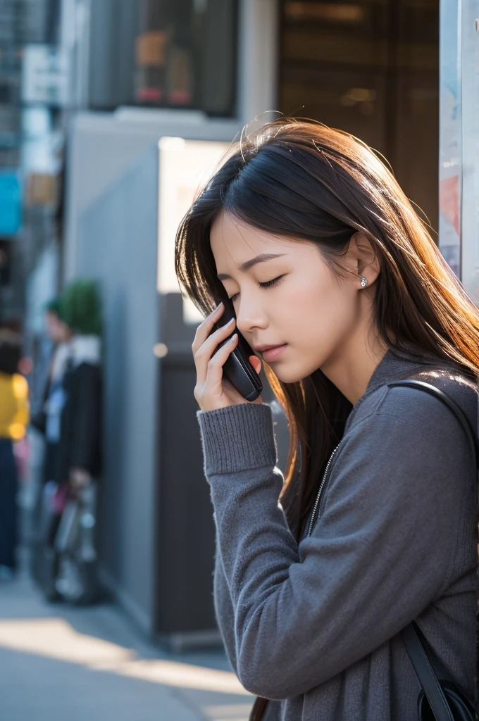 Woman on the phone