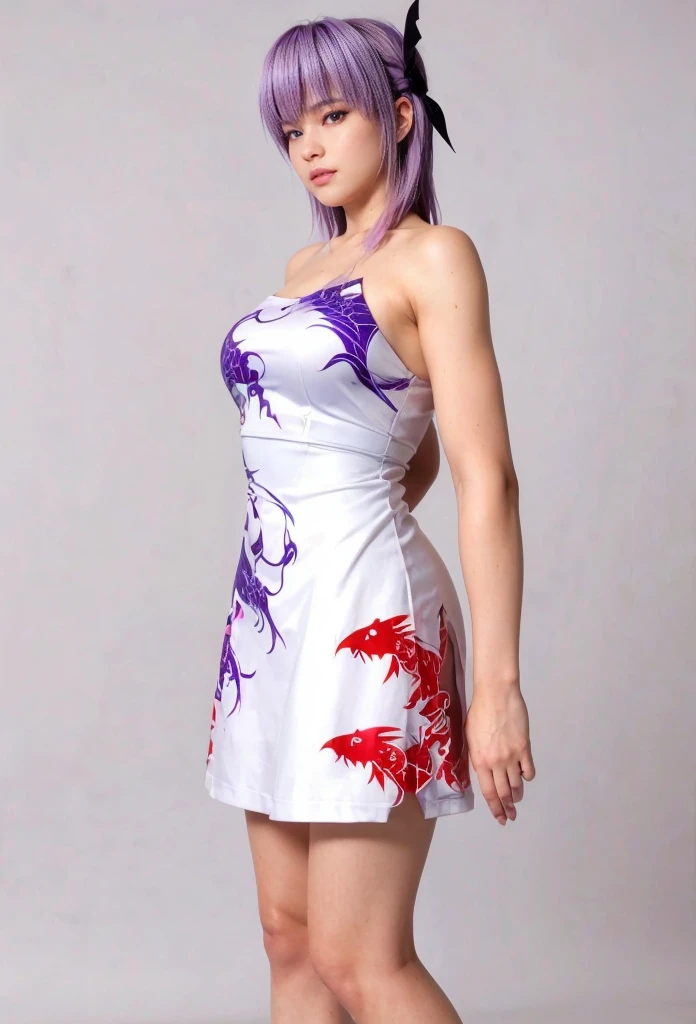 Ayane, (best qualityer,ultra detali,realisitic:1.37), Ayane, beautifull detailed face,perfect symmetry,perfectly shaped body,perfect make-up,bright coloured,studio lighting