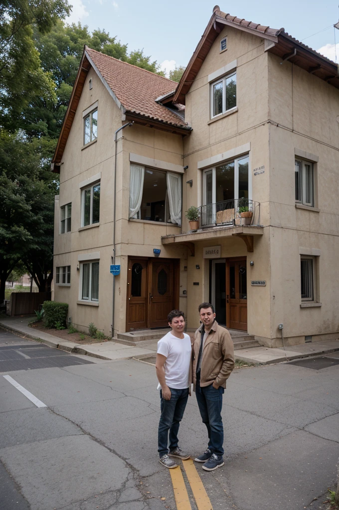 Man Two roads One house on each road