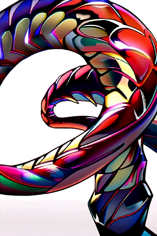 Muscular gay dragon with big detailed cock