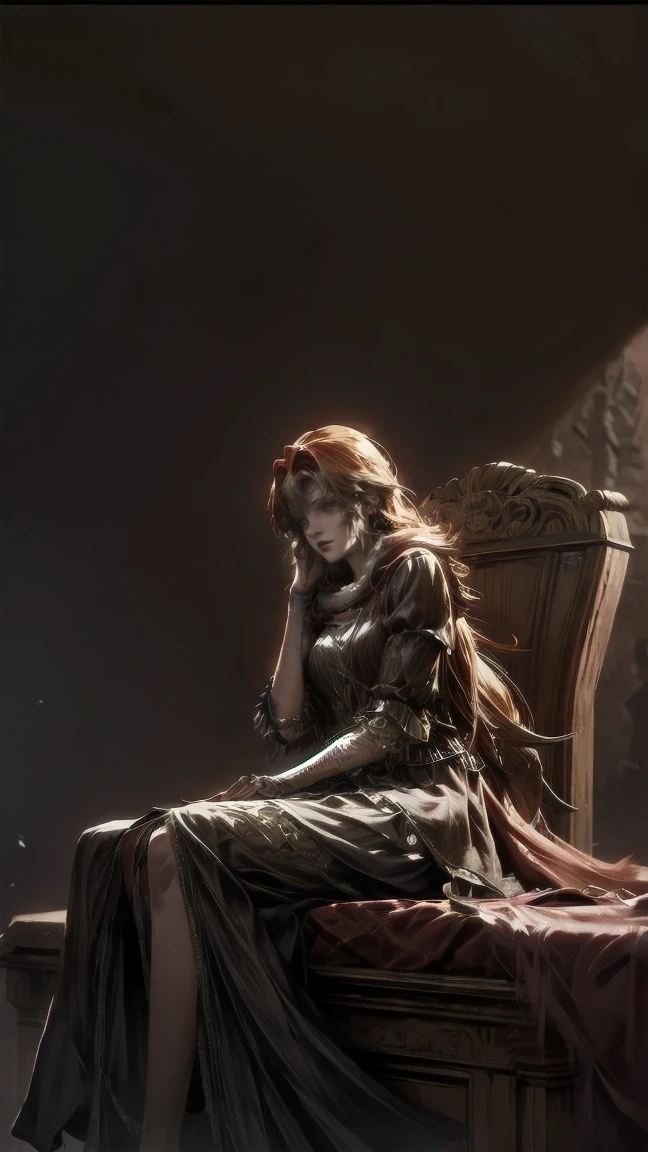 (pressurdos, High resolutions, ultra detailed, HDR), masterpiece, Best quality, beautiful, Beautiful eyes and a detailed face, armor, ((Intricate weapons)), Sitting on the throne, legs open, fake smile, irritating. last fantasy, press, Cool pose, Anime boy on the bed, putting your hands on your head, beautiful anime pose, Anime hombre beautiful, anime male character, Cool anime 8K, Detailed art of anime characters, HDR Anime McManus Anime Concept, Anime boy, Ikuto Yamashita, CG anime soft art, manga wallpaper 4k, inspired by Yamagata Hiro, Anime wallpaper