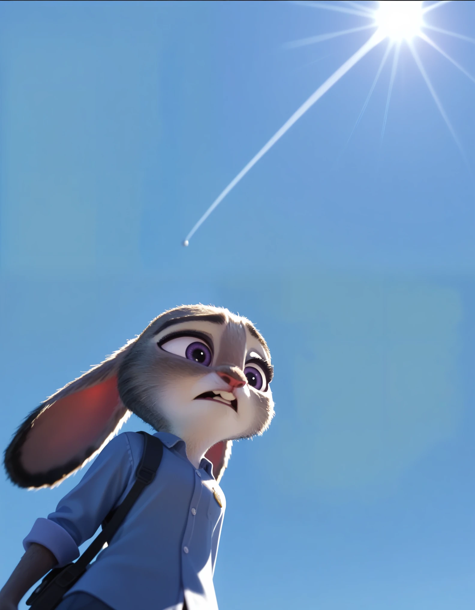 judyhopps looking down, low angle score_9, score_8_up, score_7_up, score_6_up,