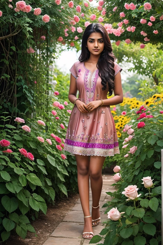 21 year old indian girl Real face just edit all flowers garden all types rose