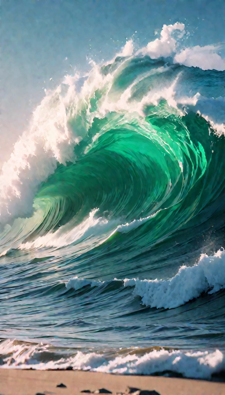 (8K, RAW photos, best quality, masterpiece: 1.4), (((The moment when the tsunami engulfed the isolated island))),Ultra-high resolution, Extremely detailed, light, (Raging waves, The waves are green:1.2), Green water, High-quality shadows, Natural Lighting, (White highlights:1.2), cloudy day, (islands:1.2), (Overlooking:1.2)