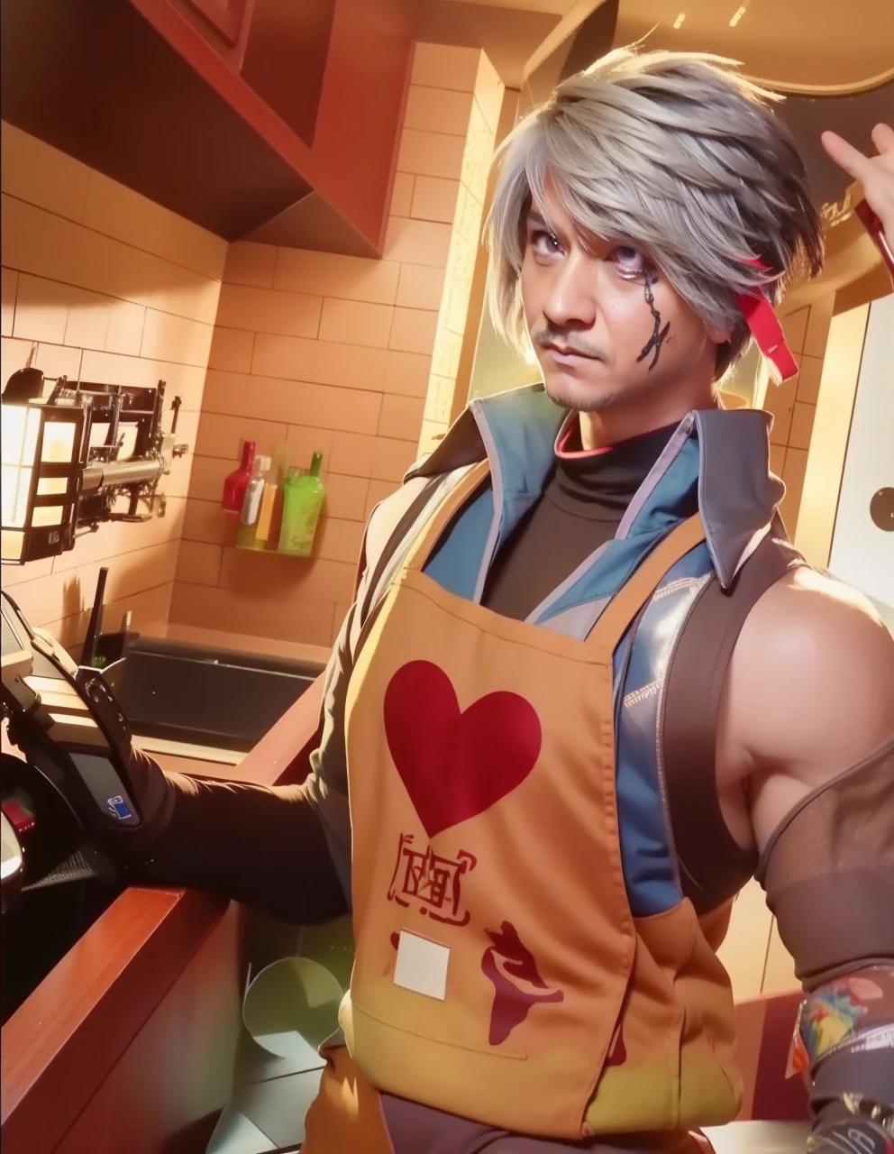 Fullbody, realistic, photorealistic, (masterpiece:1.5), concept art, intricate details, highly detailed, octane render, 8k, unreal engine, dynamic pose, best quality, highres, ((dramatic)), epic, depth of field, particles, (realistic face:1.1), ((1man, upper body, perfect eyes, detailed eyes, high quality eyes, high quality face, ironman (unmask), manly)), detailed background,