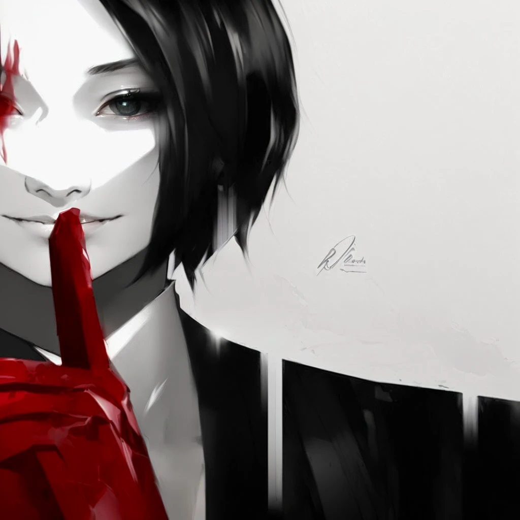 masterpiece, Best quality, (чрезвычайно подробные обои CG Unity 8k), (Best quality),Sui Ishida, портрет в стиле Tokyo Ghoul, Tokyo Ghoul, Furuta Nimura, (best illustration), (best shadow), absurdity, realistic lighting, (abyss), beautiful detailed glow, art by Peter MohrBacher,