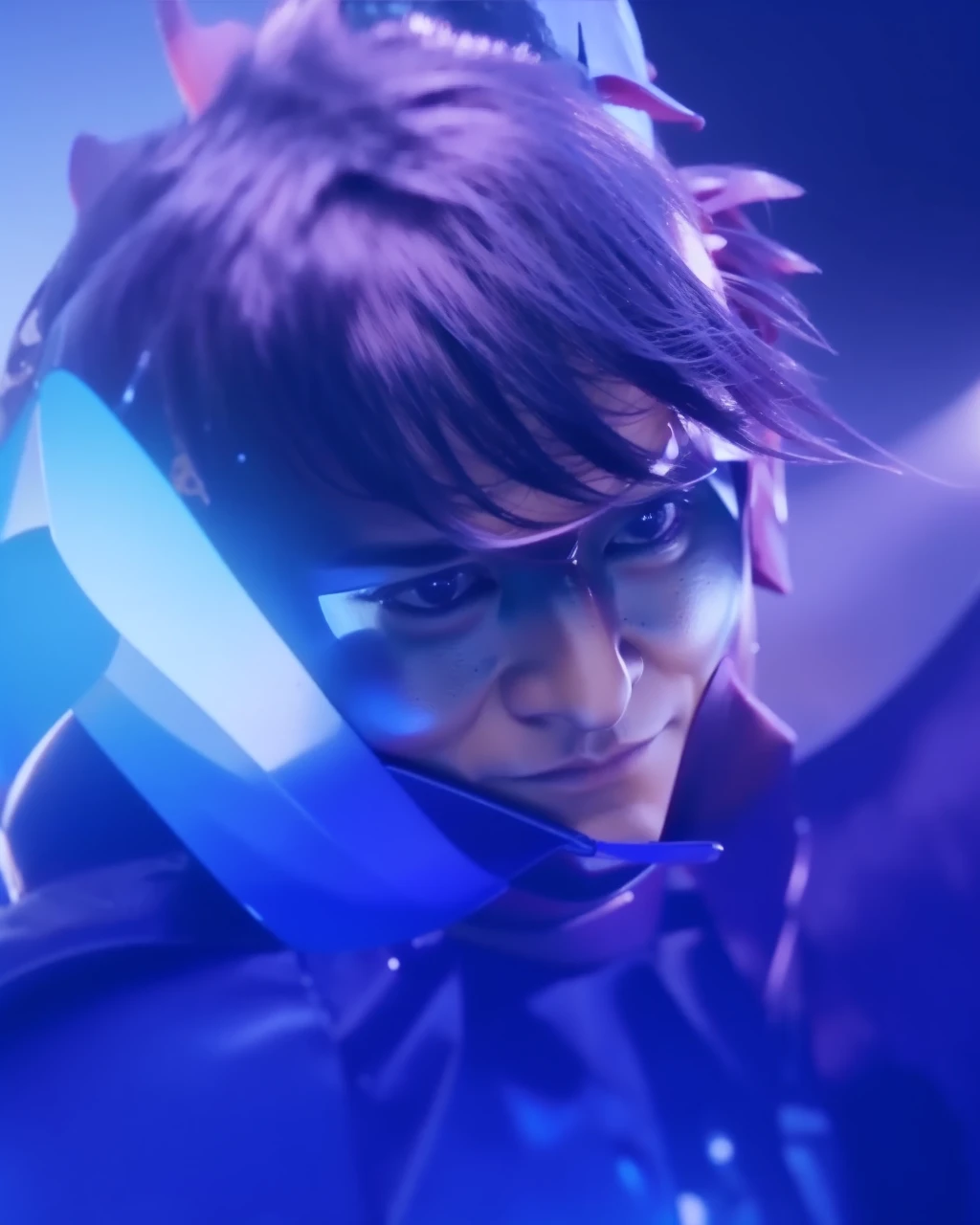 Fullbody, realistic, photorealistic, (masterpiece:1.5), concept art, intricate details, highly detailed, octane render, 8k, unreal engine, dynamic pose, best quality, highres, ((dramatic)), epic, depth of field, particles, (realistic face:1.1), ((1man, upper body, perfect eyes, detailed eyes, high quality eyes, high quality face, ironman (unmask), manly)), detailed background,