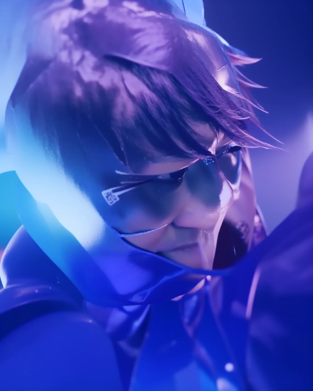 Fullbody, realistic, photorealistic, (masterpiece:1.5), concept art, intricate details, highly detailed, octane render, 8k, unreal engine, dynamic pose, best quality, highres, ((dramatic)), epic, depth of field, particles, (realistic face:1.1), ((1man, upper body, perfect eyes, detailed eyes, high quality eyes, high quality face, ironman (unmask), manly)), detailed background,