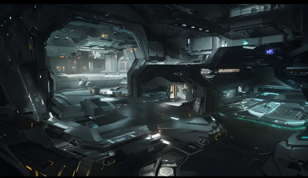 there is a large room with a lot of lights and a lot of furniture, star citizen concept art, inside a futuristic army base, detailed 4k concept art, star citizen digital art, ultra detailed concept art, 8k concept art, 8 k concept art, 8 k high detail concept art, 4 k concept art, 4k concept art