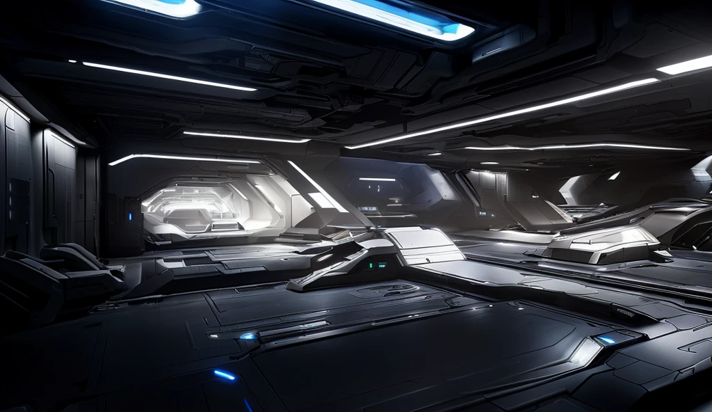 there is a large room with a lot of lights and a lot of furniture, star citizen concept art, inside a futuristic army base, detailed 4k concept art, star citizen digital art, ultra detailed concept art, 8k concept art, 8 k concept art, 8 k high detail concept art, 4 k concept art, 4k concept art