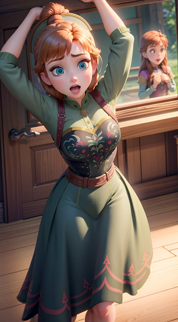 Photo of Anna of Arendelle having orgasm, opening your clothes