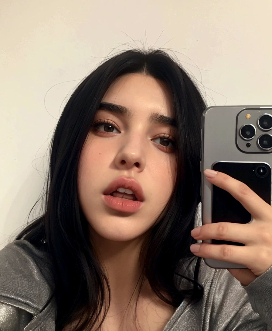 mulher arafa tirando uma Selfie com o celular, Dua Lipa, violet myers, 18 years old, instagram model, cerveja madison, thick lips, Kendall Jenner, Selfie, Selfie de uma jovem, hands on face, charli xcx, profile image, middle finger, 21 years old, soft devil queen cerveja madison, sexy face