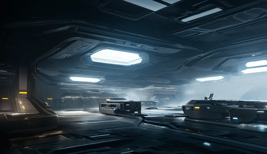 there is a large room with a lot of lights and a lot of furniture, star citizen concept art, inside a futuristic army base, detailed 4k concept art, star citizen digital art, ultra detailed concept art, 8k concept art, 8 k concept art, 8 k high detail concept art, 4 k concept art, 4k concept art