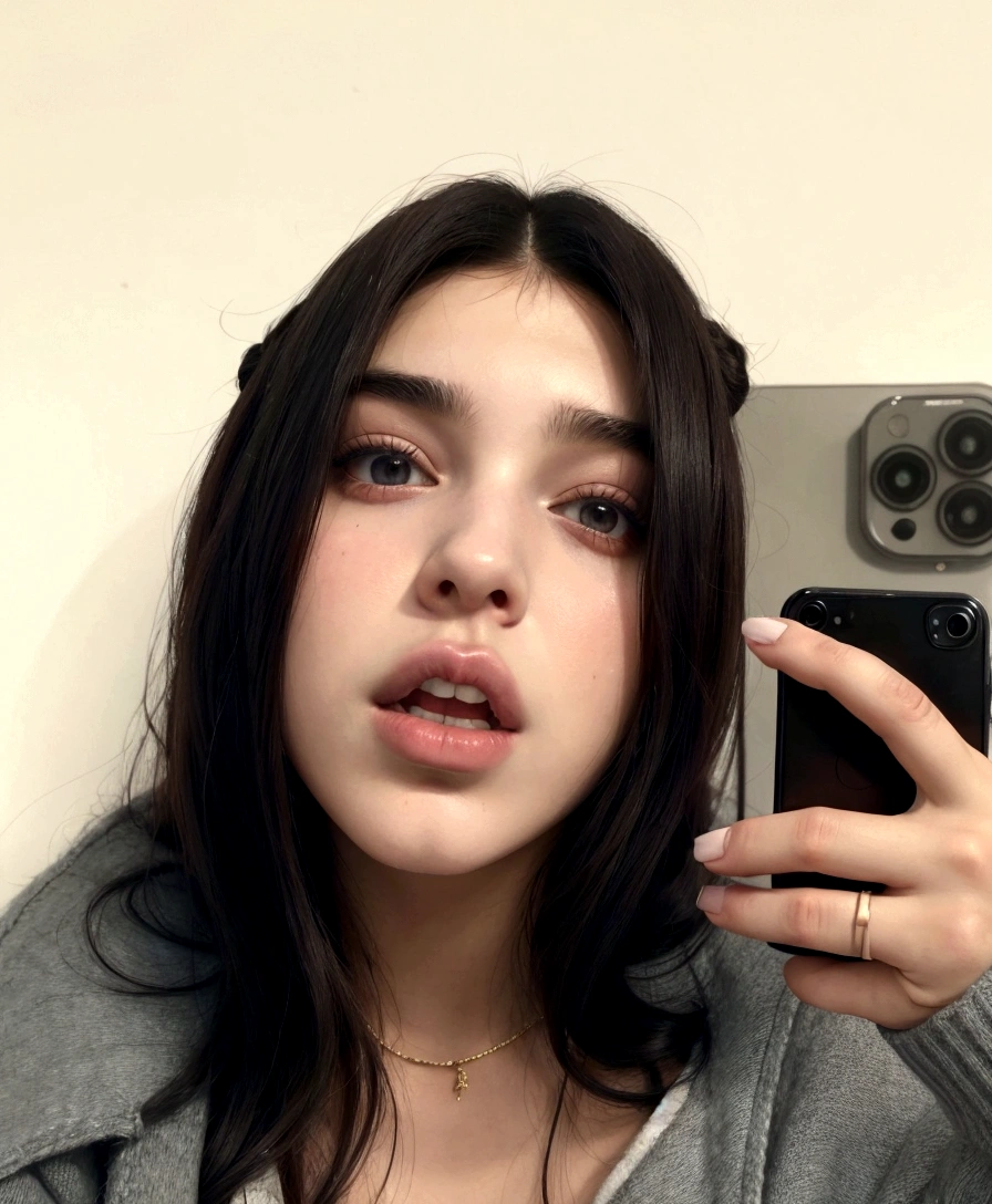 mulher arafa tirando uma Selfie com o celular, Dua Lipa, violet myers, 18 years old, instagram model, cerveja madison, thick lips, Kendall Jenner, Selfie, Selfie de uma jovem, hands on face, charli xcx, profile image, middle finger, 21 years old, soft devil queen cerveja madison, sexy face