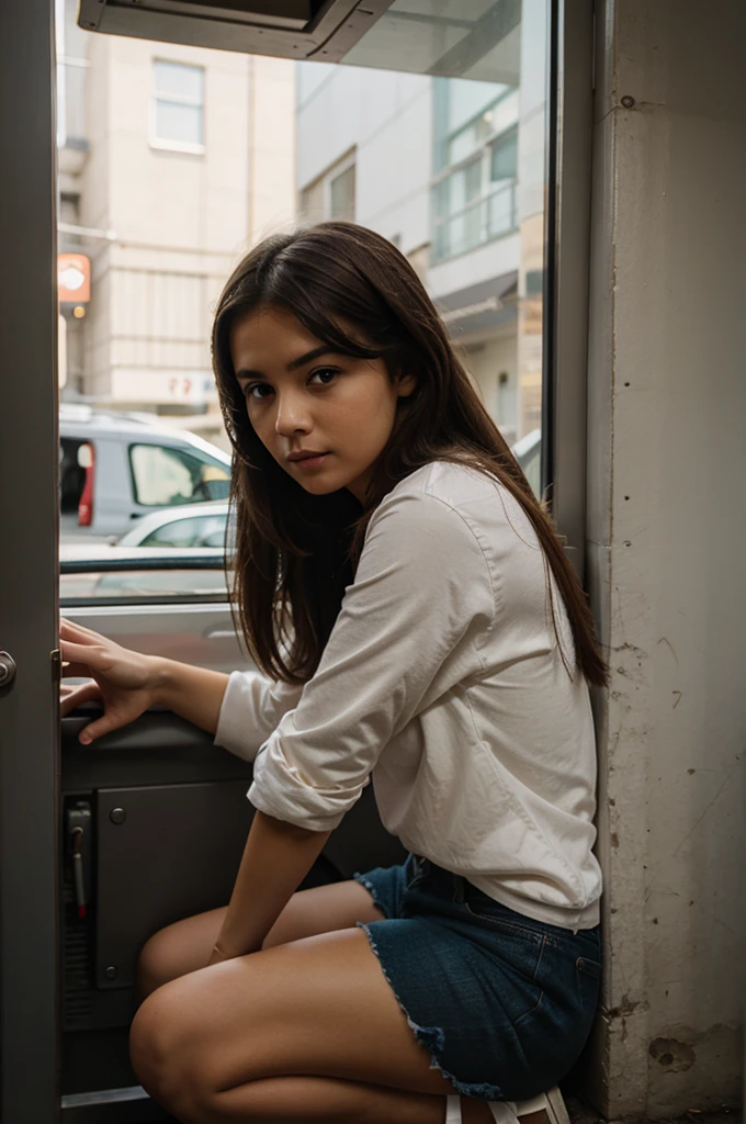 Girl waiting
