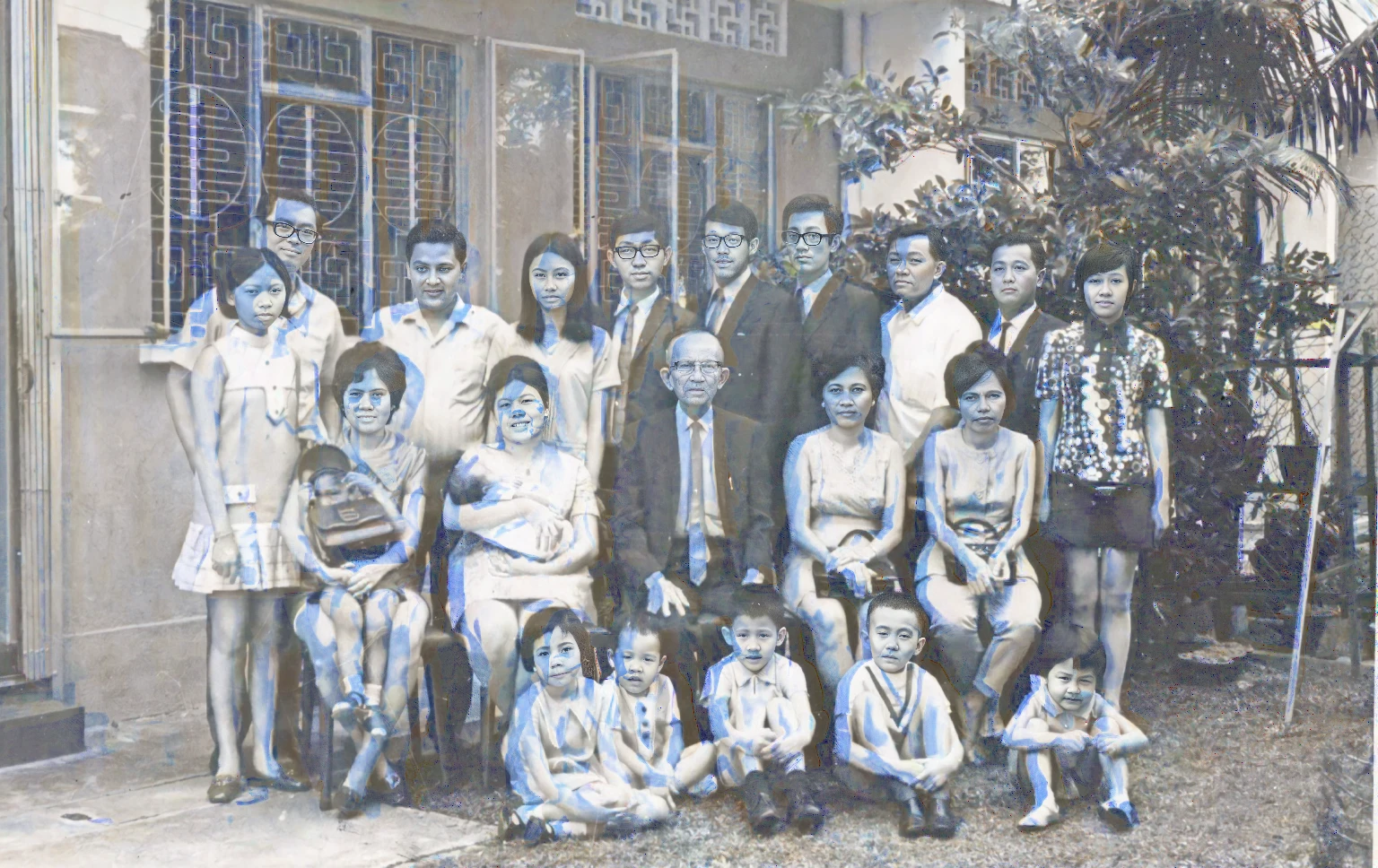 trespassing of village shot, and holding the Singapore stars, rundown street in stina town, with vendors selling traditional rose postcards, as people dancing, and colorful buildings standing in the center of the street, saloon looking off into the distance